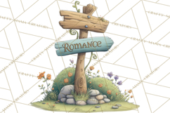 Boho Valentine Cactus Clipart PNG, Desert Romance Clip Art Product Image 3