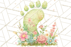 Cute Baby Dinosaurs Clipart PNG, Watercolor Dinosaur Product Image 3