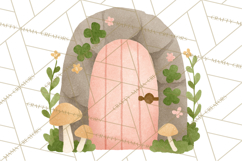 Cottagecore St Patrick’s Day Clipart, Mini Irish Cottage Png Product Image 3