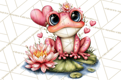 Valentine Mini World, Heart Mushroom Forest, Fairy Love Png Product Image 5