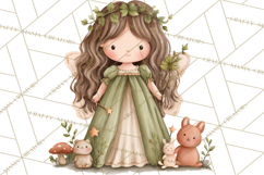St Patrick’s Day Fairies Clipart, Miniature Irish Fairy Png Product Image 2