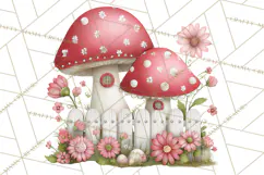Cozy Cottage Garden Clipart, Pastel Flowers, Garden Tools Product Image 3