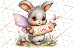 Valentine Mini World, Heart Mushroom Forest, Fairy Love Png Product Image 5