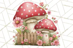 Cozy Cottage Garden Clipart, Pastel Flowers, Garden Tools Product Image 5