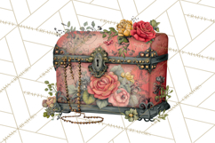 Moody Romantic Grunge PNG, Deep Red Lace Clipart, Gothic Product Image 2