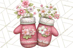 Cozy Cottage Garden Clipart, Pastel Flowers, Garden Tools Product Image 2