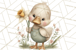 Garden Friends Clipart, Spring Animals Clip Art PNG Product Image 3