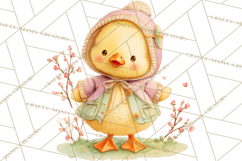 Spring Animals Clipart PNG, Cute Baby Animals, Pastel Spring Product Image 3