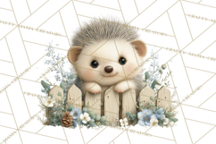 Rainy Day Clipart, Spring Rain Mini World PNG, Tiny Animal Product Image 5