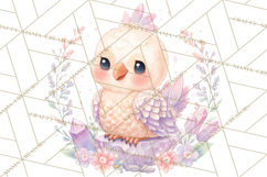 Fantasy Baby Creatures Clipart PNG, Cute Pastel Watercolor Product Image 5