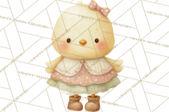 Spring Animals Clipart PNG, Cute Baby Animals, Pastel Spring Product Image 2