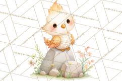 Fantasy Baby Creatures Clipart PNG, Cute Pastel Watercolor Product Image 2