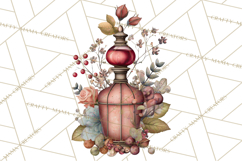 Moody Romantic Grunge PNG, Deep Red Lace Clipart, Gothic Product Image 3