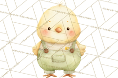 Spring Animals Clipart PNG, Cute Baby Animals, Pastel Spring Product Image 3