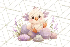 Fantasy Baby Creatures Clipart PNG, Cute Pastel Watercolor Product Image 3