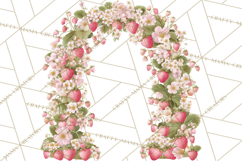 Strawberry Garden Clipart, Cute Strawberry Gardening Png Product Image 3