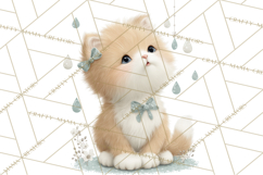 Rainy Day Clipart, Spring Rain Mini World PNG, Tiny Animal Product Image 4