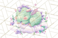 Fantasy Baby Creatures Clipart PNG, Cute Pastel Watercolor Product Image 5