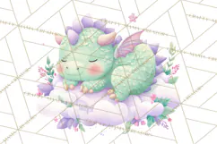 Fantasy Baby Creatures Clipart PNG, Cute Pastel Watercolor Product Image 5