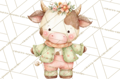 Spring Animals Clipart PNG, Cute Baby Animals, Pastel Spring Product Image 5