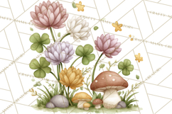 St Patrick’s Day Fairies Clipart, Miniature Irish Fairy Png Product Image 3