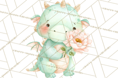 Fantasy Baby Creatures Clipart PNG, Cute Pastel Watercolor Product Image 3