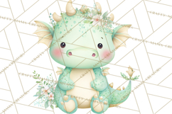 Fantasy Baby Creatures Clipart PNG, Cute Pastel Watercolor Product Image 4