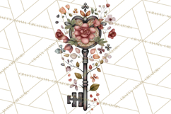 Moody Romantic Grunge PNG, Deep Red Lace Clipart, Gothic Product Image 5