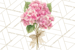 Watercolor Hydrangea Clipart, Florist Paper, Wedding Floral Product Image 2