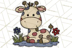 Patriotic Safari Animals Clipart, Whimsical Red White Blue Product Image 3