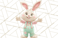 Whimsical Easter Characters Clipart PNG, Cute Mint Png Product Image 5
