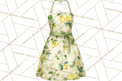 Farmhouse Lemon Kitchen Clipart, Lemon Kitchen Appliances Product Image 5