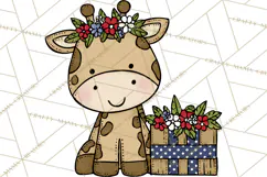Patriotic Safari Animals Clipart, Whimsical Red White Blue Product Image 4