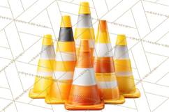 Construction Birthday Party Clipart, Builder Celebration Png Product Image 5