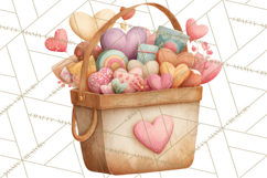 Valentine Animal Clipart PNG, Cute Teddy Bear Bunny Png Product Image 2