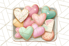 Valentine Animal Clipart PNG, Cute Teddy Bear Bunny Png Product Image 4