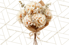 Watercolor Hydrangea Clipart, Florist Paper, Wedding Floral Product Image 4