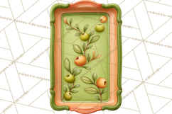 Tuscan Farmhouse Pasta Clipart, Rustic Pasta Night Kitchen Product Image 5