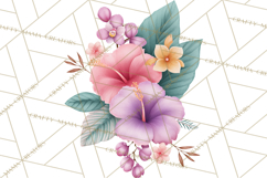 Jungle Plants Clipart, Tropical Leaves PNG, Watercolor Ferns Product Image 2