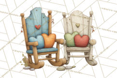 Boho Valentine Cactus Clipart PNG, Desert Romance Clip Art Product Image 2