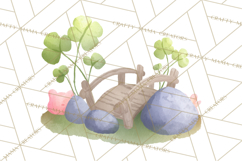 Cottagecore St Patrick’s Day Clipart, Mini Irish Cottage Png Product Image 2