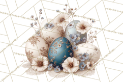 French Vintage Easter Bunny Clipart PNG, Soft Pastel Easter Product Image 2