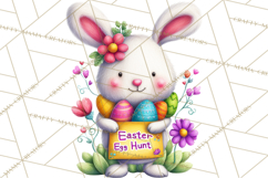 Easter Animals Clipart PNG, Cute Easter Animal Clip Art Product Image 2