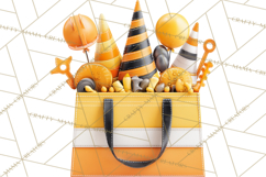 Construction Birthday Party Clipart, Builder Celebration Png Product Image 2