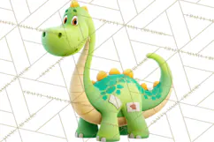 Pediatric Nurse Dinosaur Clipart Cute Medical PNG Product Image 2