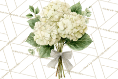 Watercolor Hydrangea Clipart, Florist Paper, Wedding Floral Product Image 3