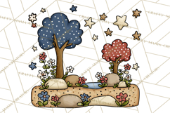 Patriotic Safari Animals Clipart, Whimsical Red White Blue Product Image 4