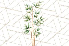 Jungle Plants Clipart, Tropical Leaves PNG, Watercolor Ferns Product Image 4