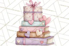 Valentine Animal Clipart PNG, Cute Teddy Bear Bunny Png Product Image 4