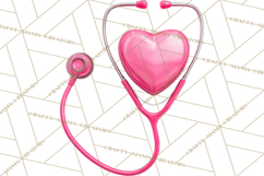 Pediatric Nurse Dinosaur Clipart Cute Medical PNG Product Image 5